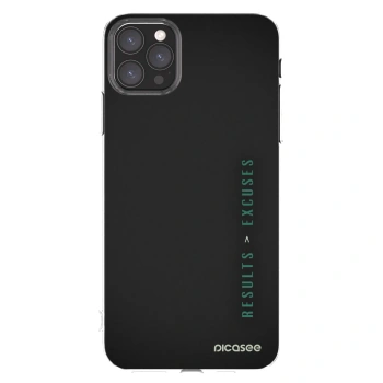 Picasee διαφανής θήκη σιλικόνης Apple iPhone 11 Pro Max - Results x Excuses