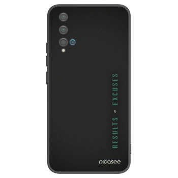 Picasee Μαύρη θήκη σιλικόνης για Huawei Nova 5T - Results x Excuses