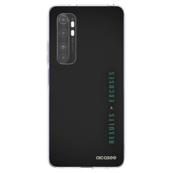 Picasee διαφανής θήκη σιλικόνης Xiaomi Mi Note 10 Lite - Results x Excuses