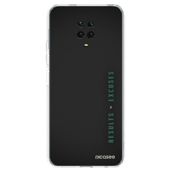 Picasee διαφανής θήκη σιλικόνης Xiaomi Redmi Note 9S - Results x Excuses