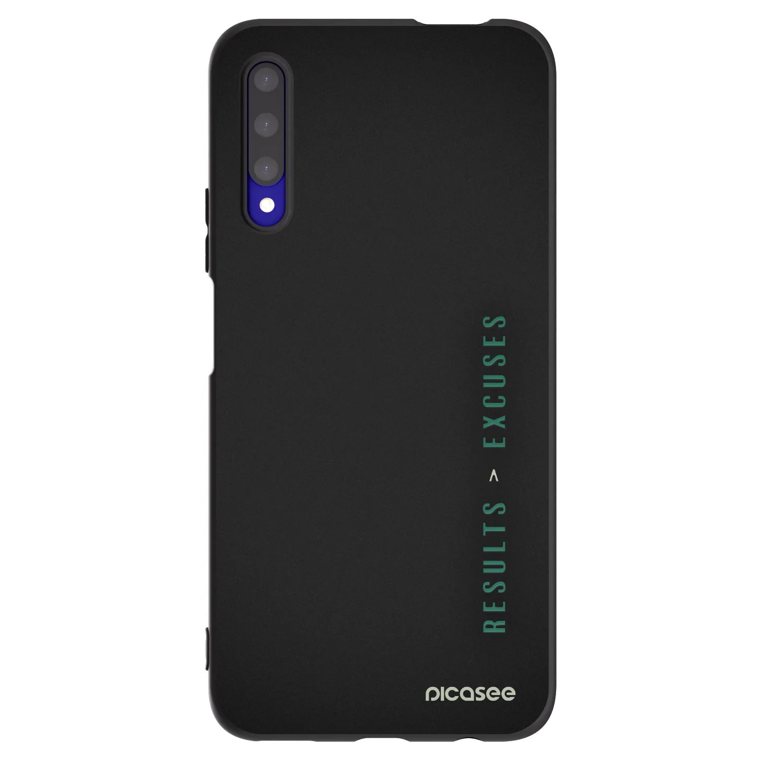 Picasee Μαύρη θήκη σιλικόνης για Honor 9X Pro - Results x Excuses