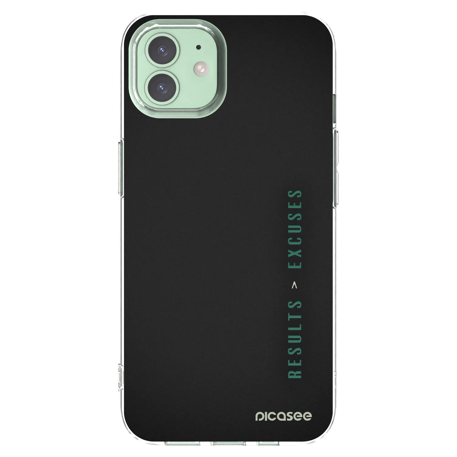 Picasee διαφανής θήκη σιλικόνης Apple iPhone 12 - Results x Excuses