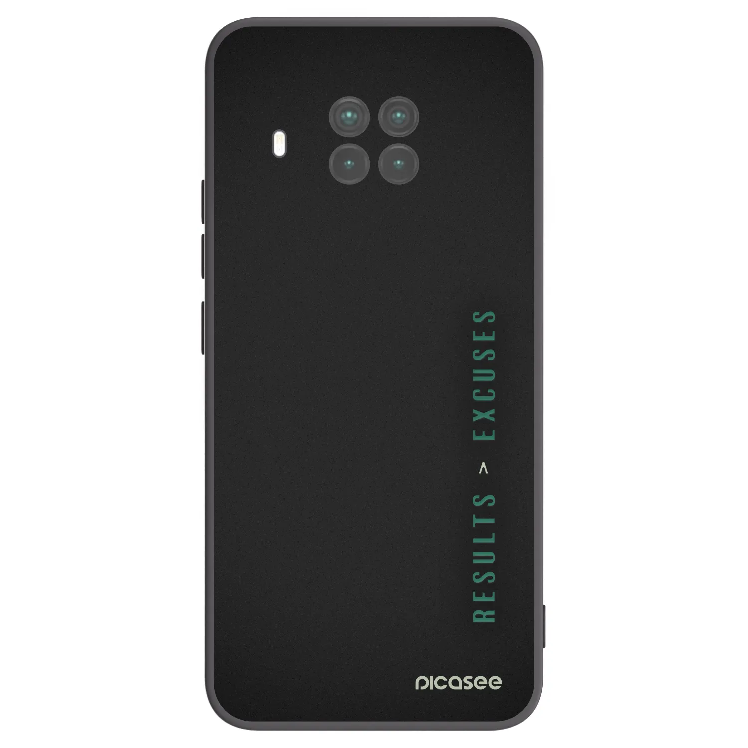 Picasee Μαύρη θήκη σιλικόνης για Xiaomi Mi 10T Lite - Results x Excuses