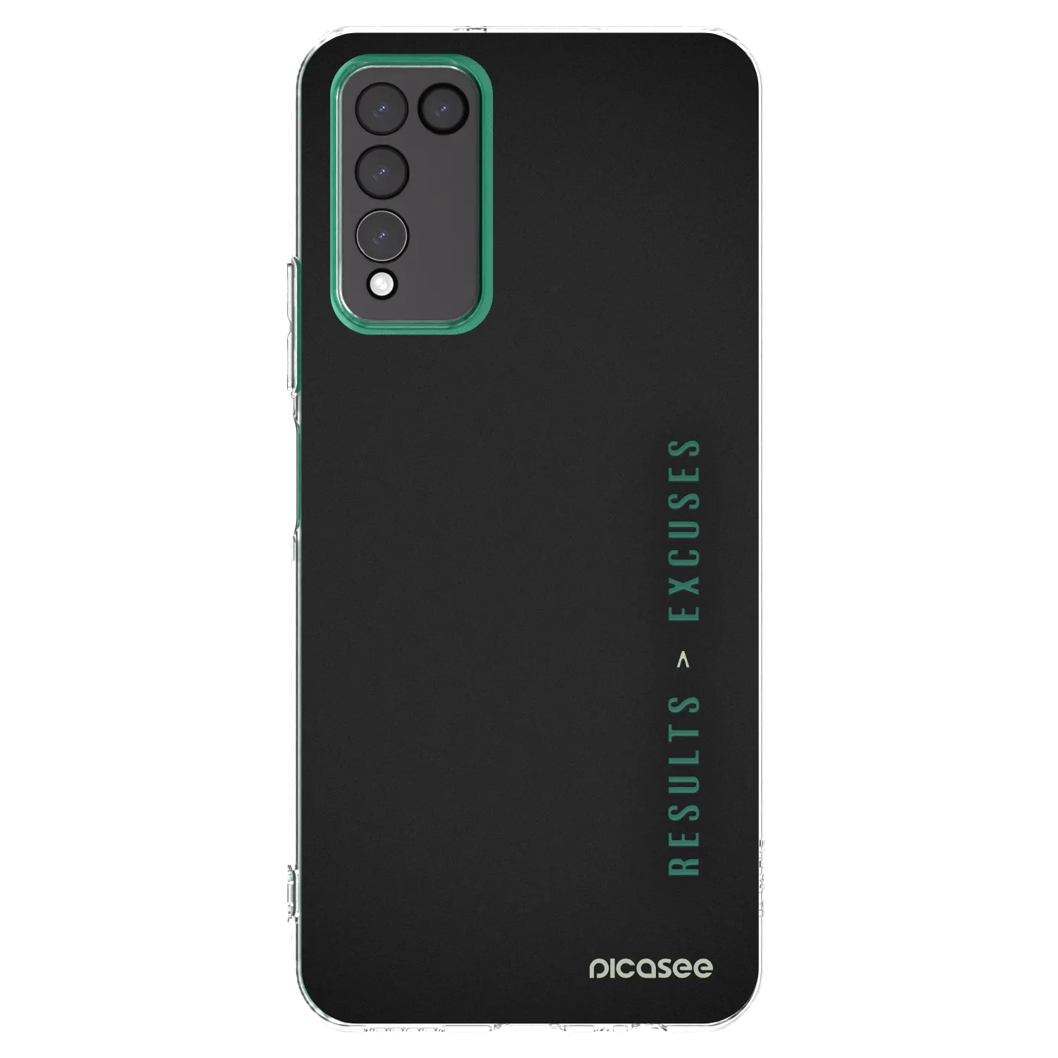 Picasee διαφανής θήκη σιλικόνης Honor 10X Lite - Results x Excuses