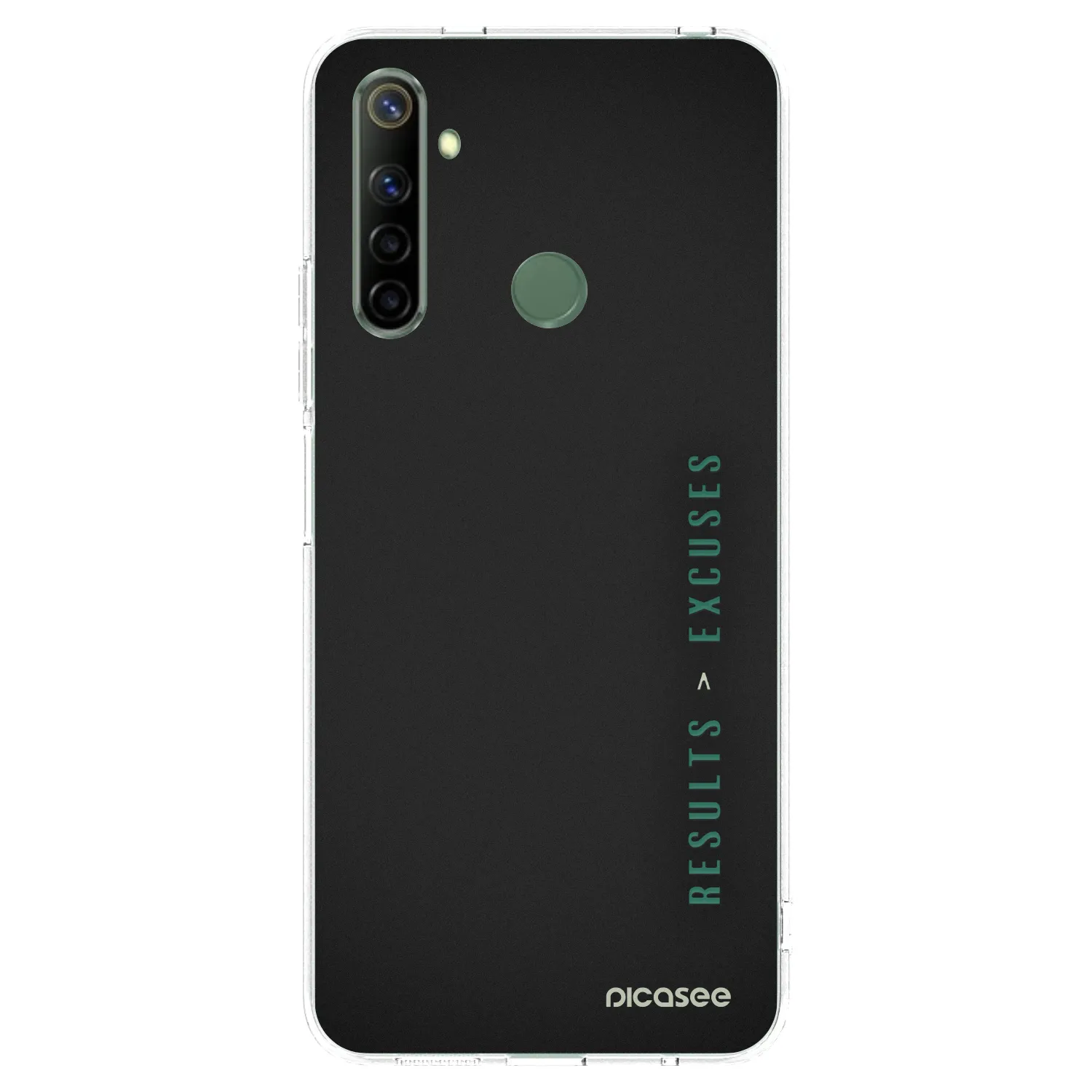 Picasee διαφανής θήκη σιλικόνης Realme 6i - Results x Excuses