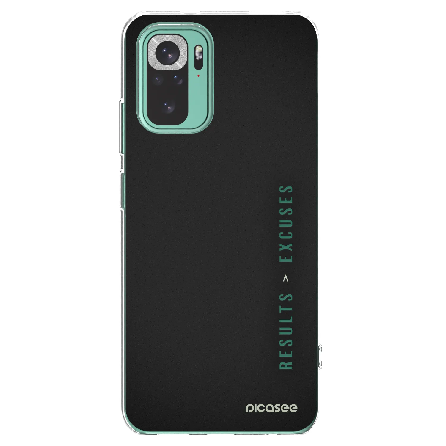 Picasee διαφανής θήκη σιλικόνης Xiaomi Redmi Note 10 Pro - Results x Excuses