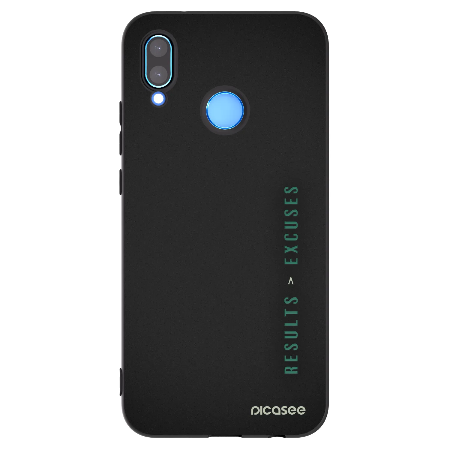 Picasee Μαύρη θήκη σιλικόνης για Huawei Mate 40 Pro - Results x Excuses