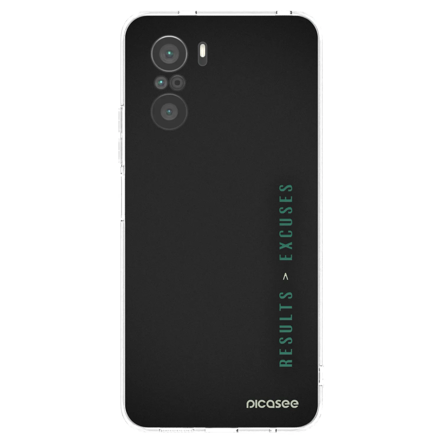 Picasee διαφανής θήκη σιλικόνης Xiaomi Poco F3 - Results x Excuses