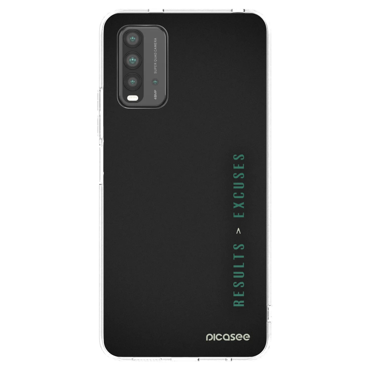 Picasee διαφανής θήκη σιλικόνης Xiaomi Redmi 9T - Results x Excuses