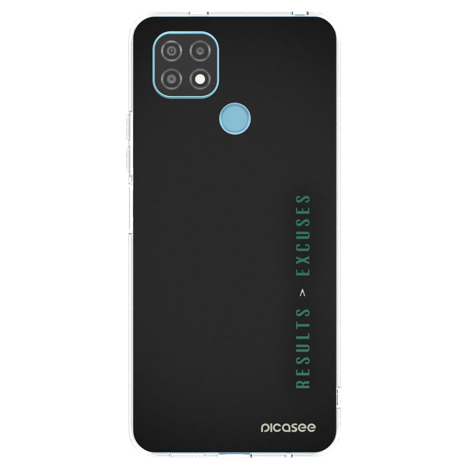 Picasee διαφανής θήκη σιλικόνης Realme C21 - Results x Excuses