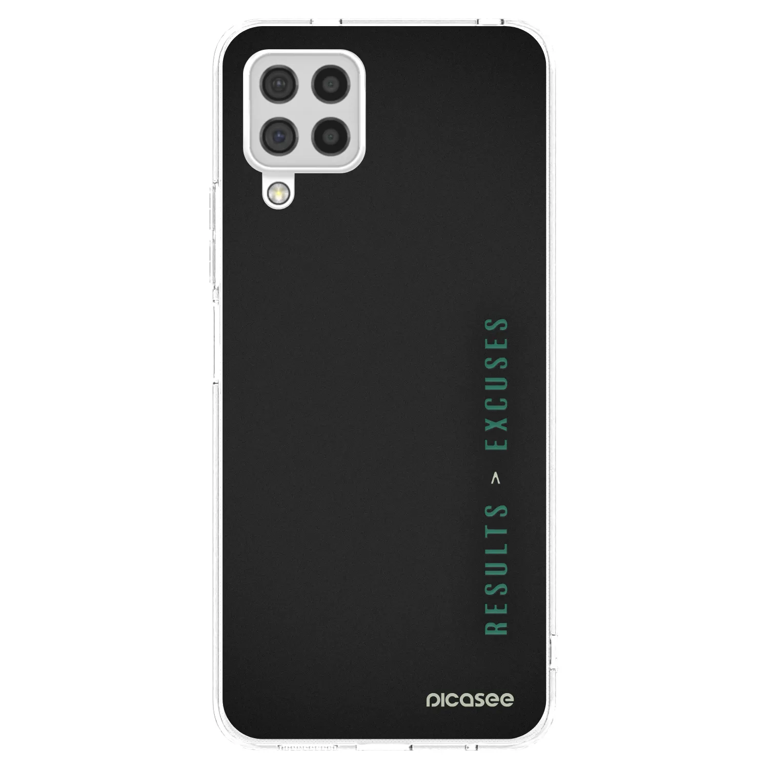 Picasee διαφανής θήκη σιλικόνης Samsung Galaxy A22 A225F 4G - Results x Excuses