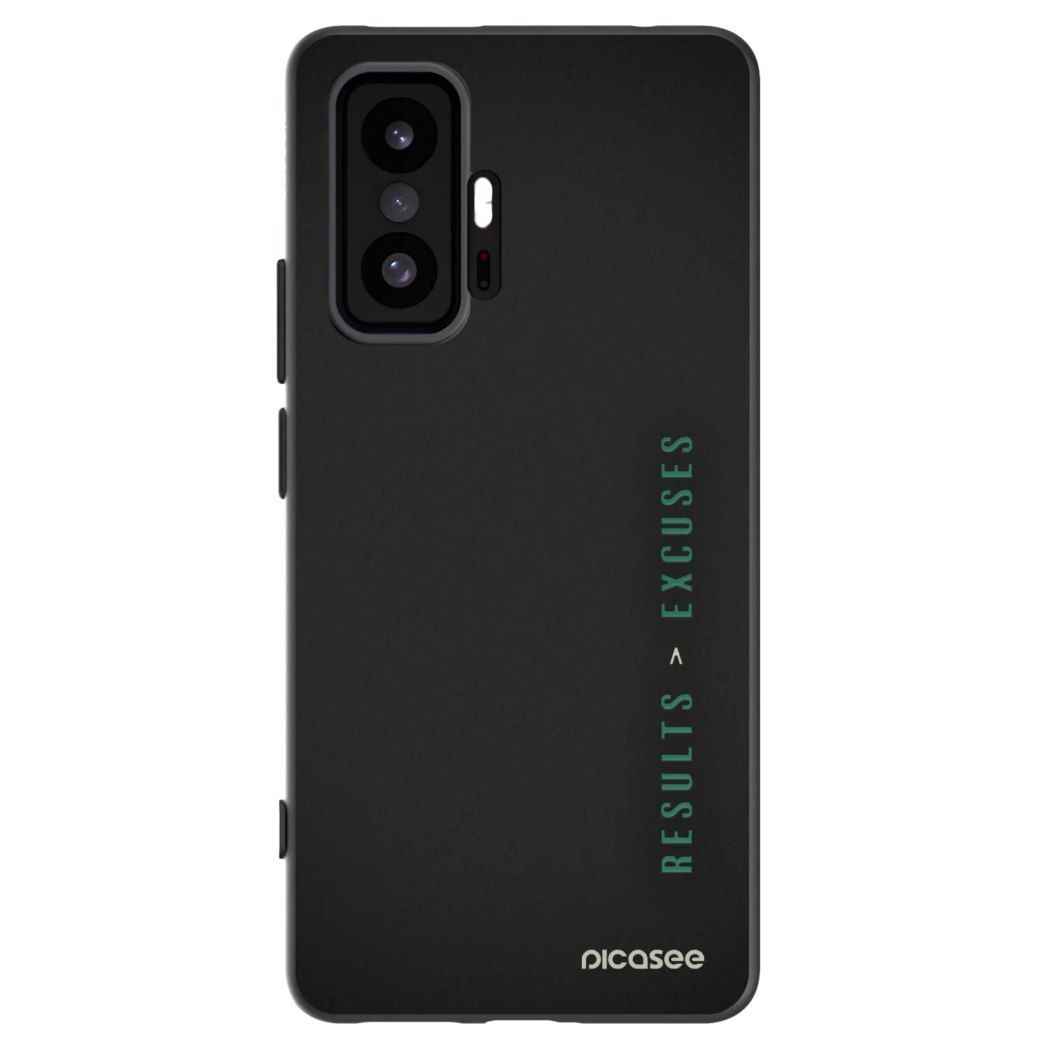 Picasee Μαύρη θήκη σιλικόνης για Xiaomi 11T - Results x Excuses