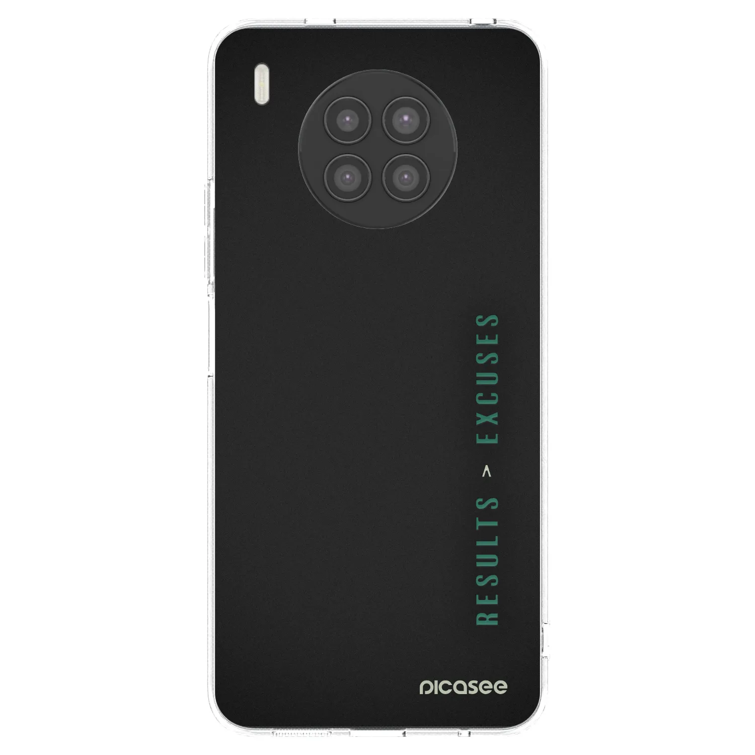 Picasee διαφανής θήκη σιλικόνης Huawei Nova 8i - Results x Excuses
