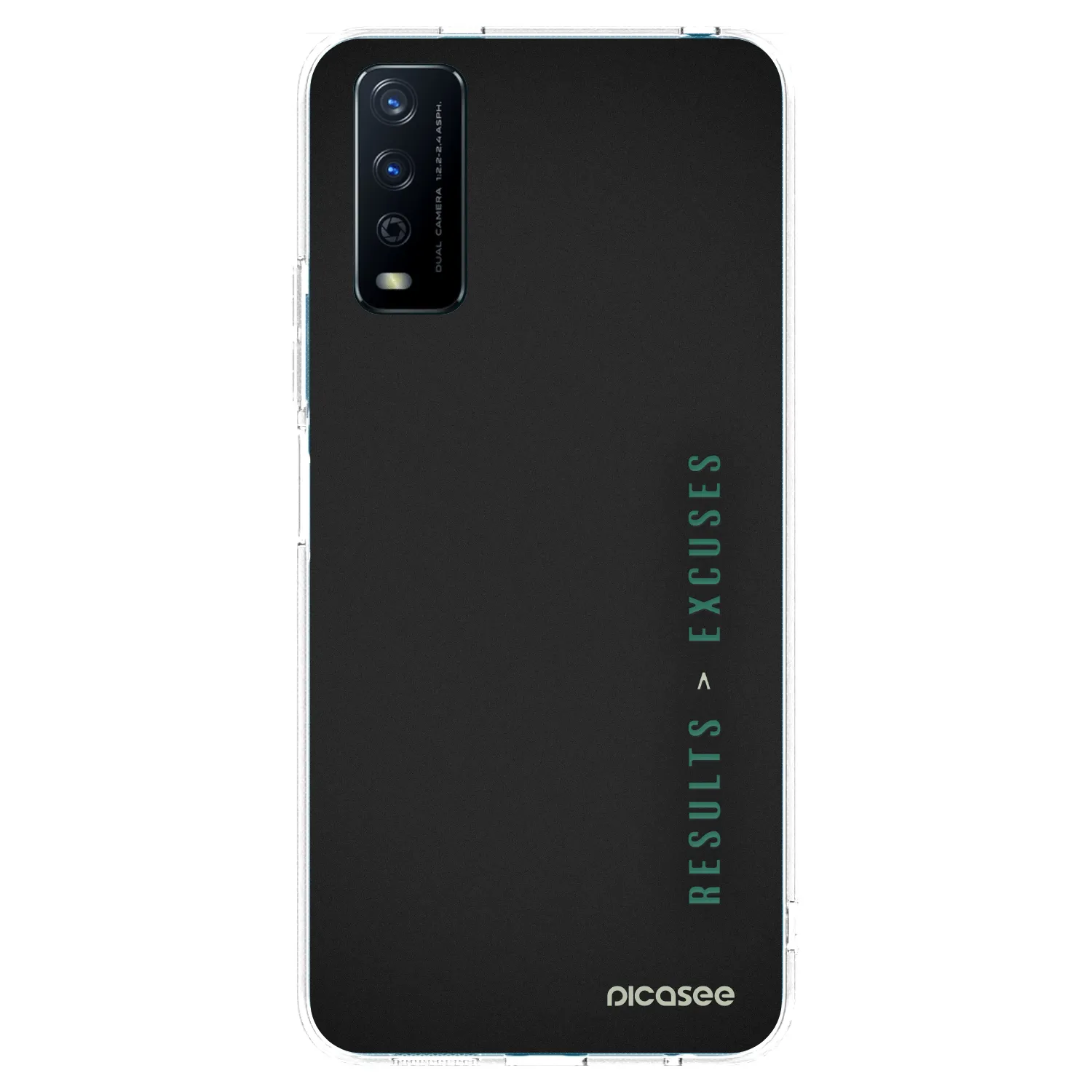 Picasee διαφανής θήκη σιλικόνης Vivo Y11s - Results x Excuses