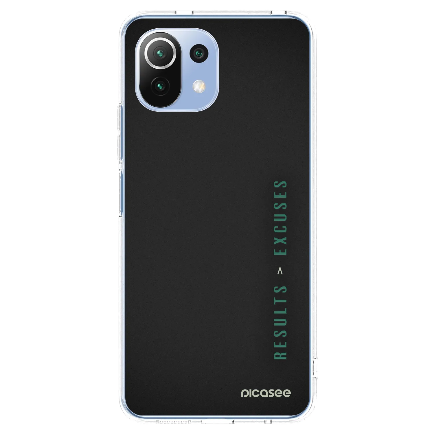 Picasee διαφανής θήκη σιλικόνης Xiaomi 11 Lite 5G NE - Results x Excuses