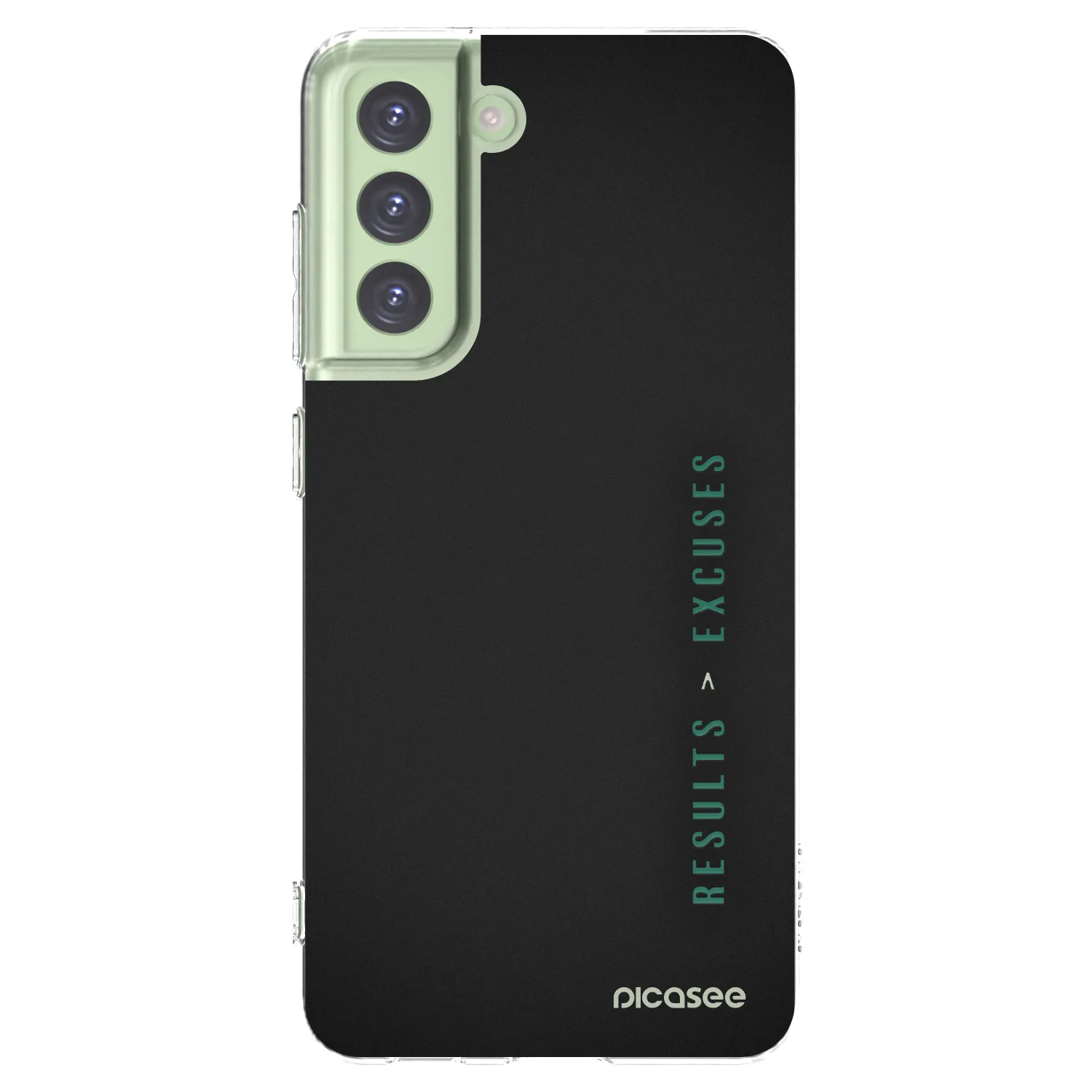 Picasee διαφανής θήκη σιλικόνης Samsung Galaxy S21 FE 5G - Results x Excuses