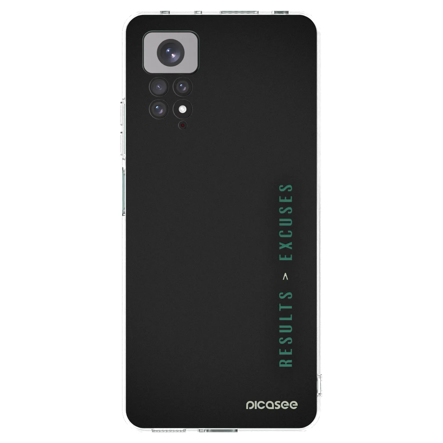 Picasee διαφανής θήκη σιλικόνης Xiaomi Redmi Note 11 - Results x Excuses