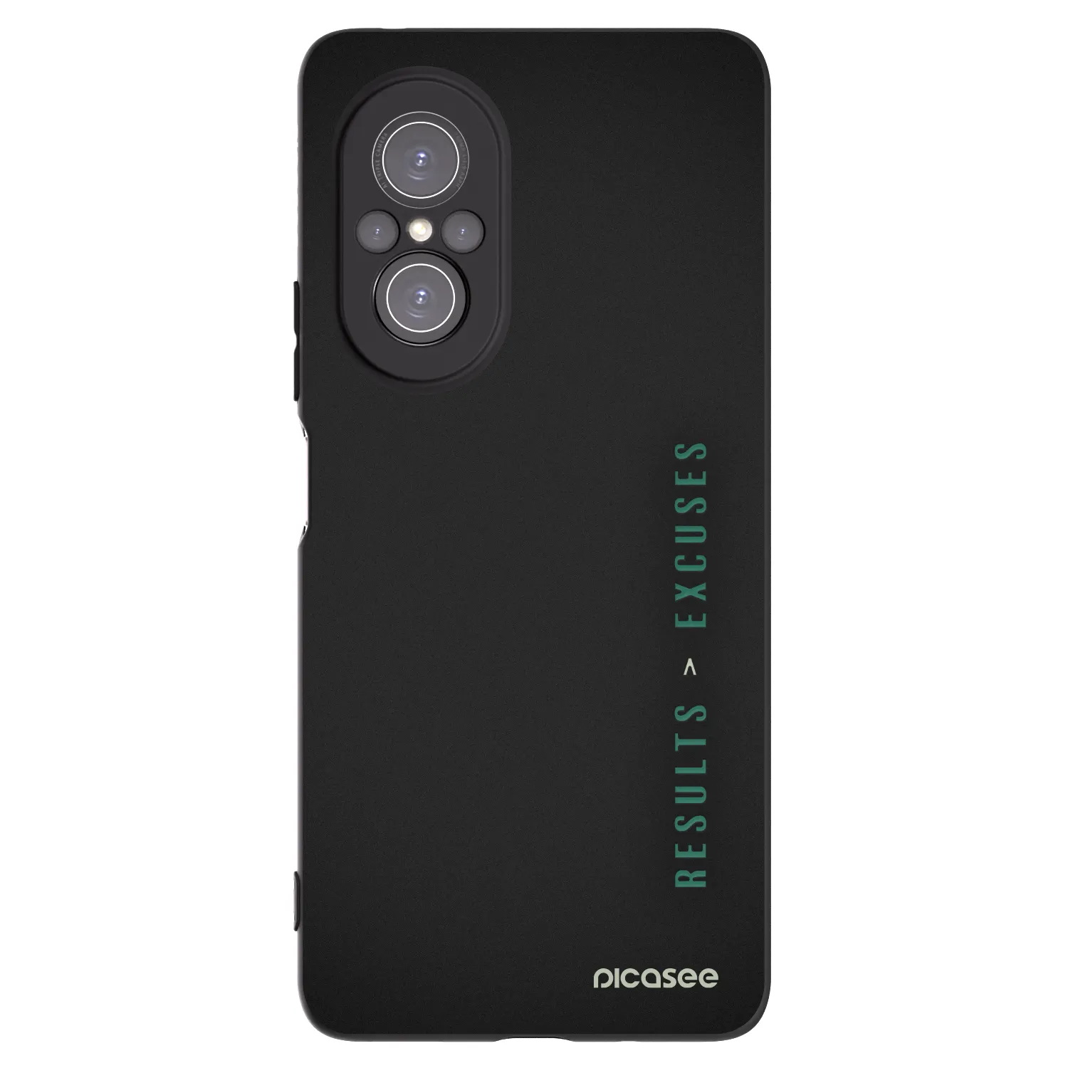 Picasee Μαύρη θήκη σιλικόνης για Huawei Nova 9 SE - Results x Excuses