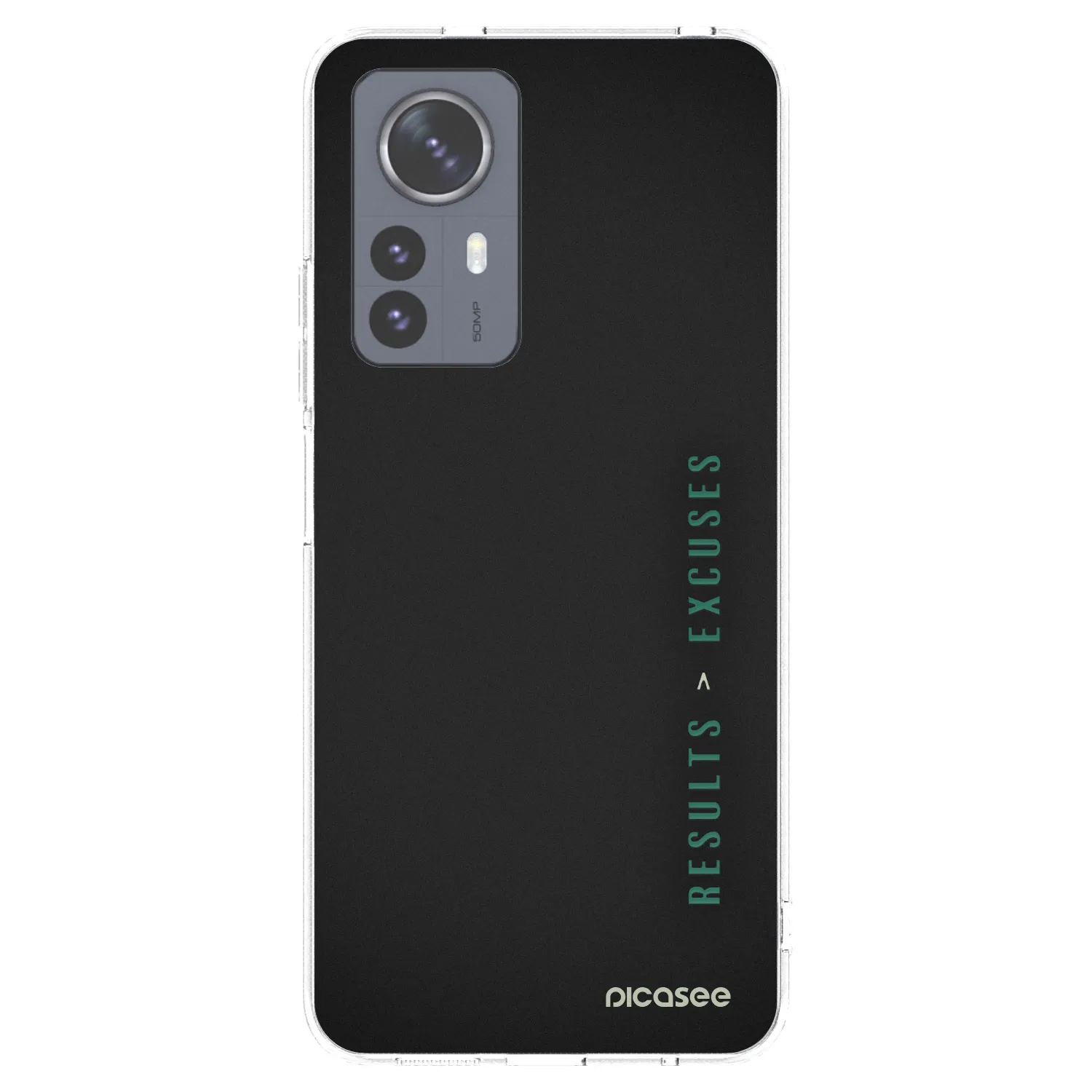 Picasee διαφανής θήκη σιλικόνης Xiaomi 12 Pro - Results x Excuses