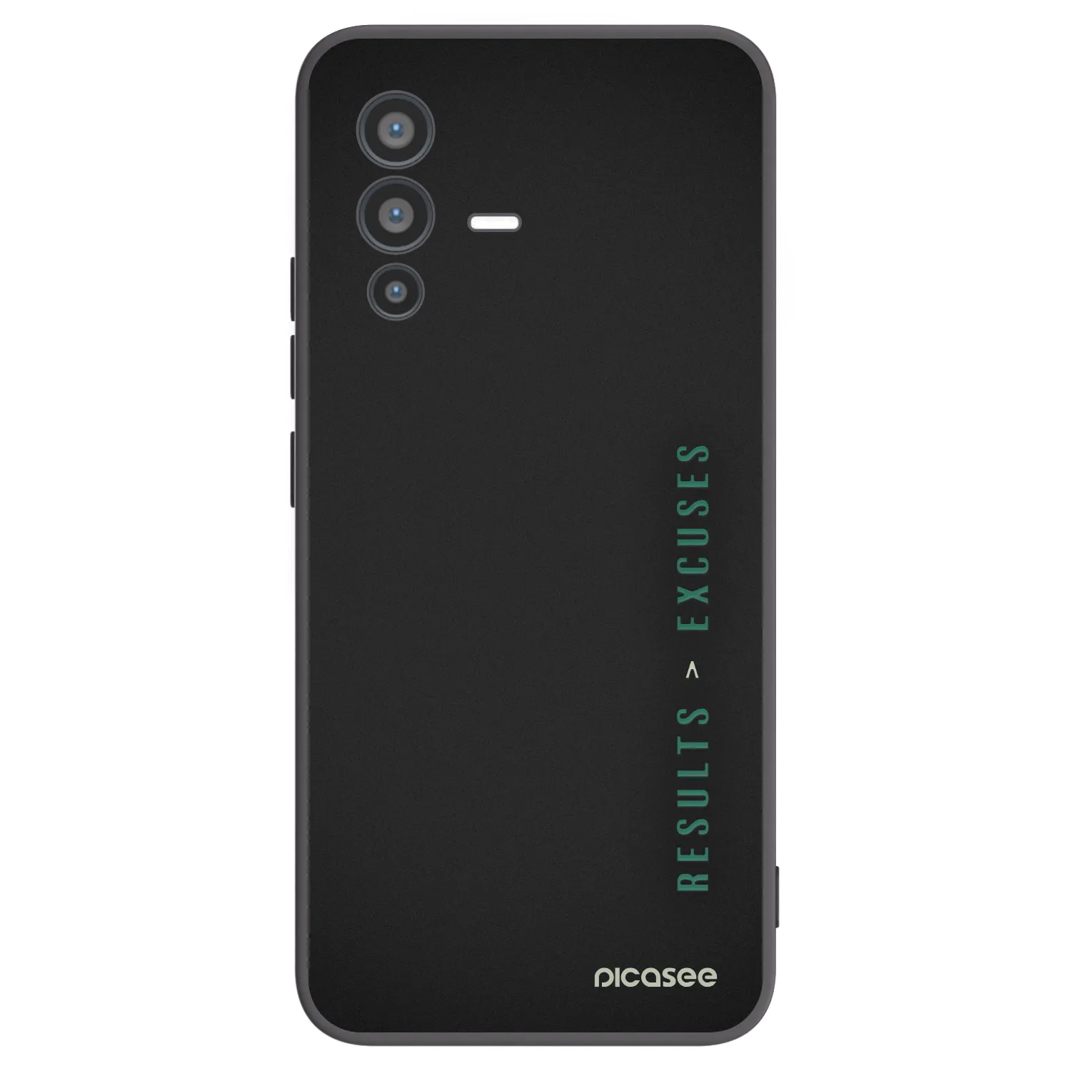 Picasee Μαύρη θήκη σιλικόνης για Vivo V23 5G - Results x Excuses