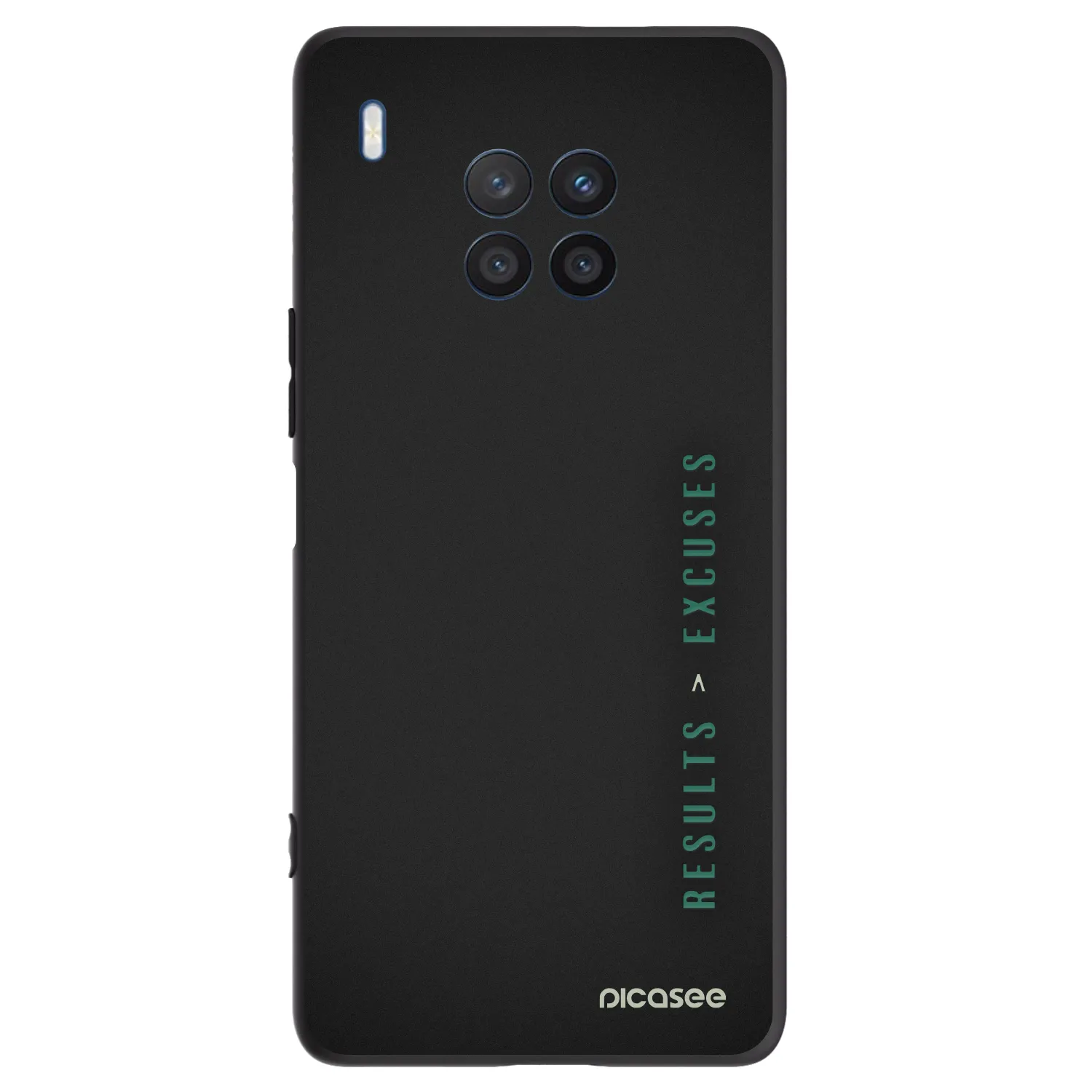 Picasee Μαύρη θήκη σιλικόνης για Honor 50 Lite - Results x Excuses