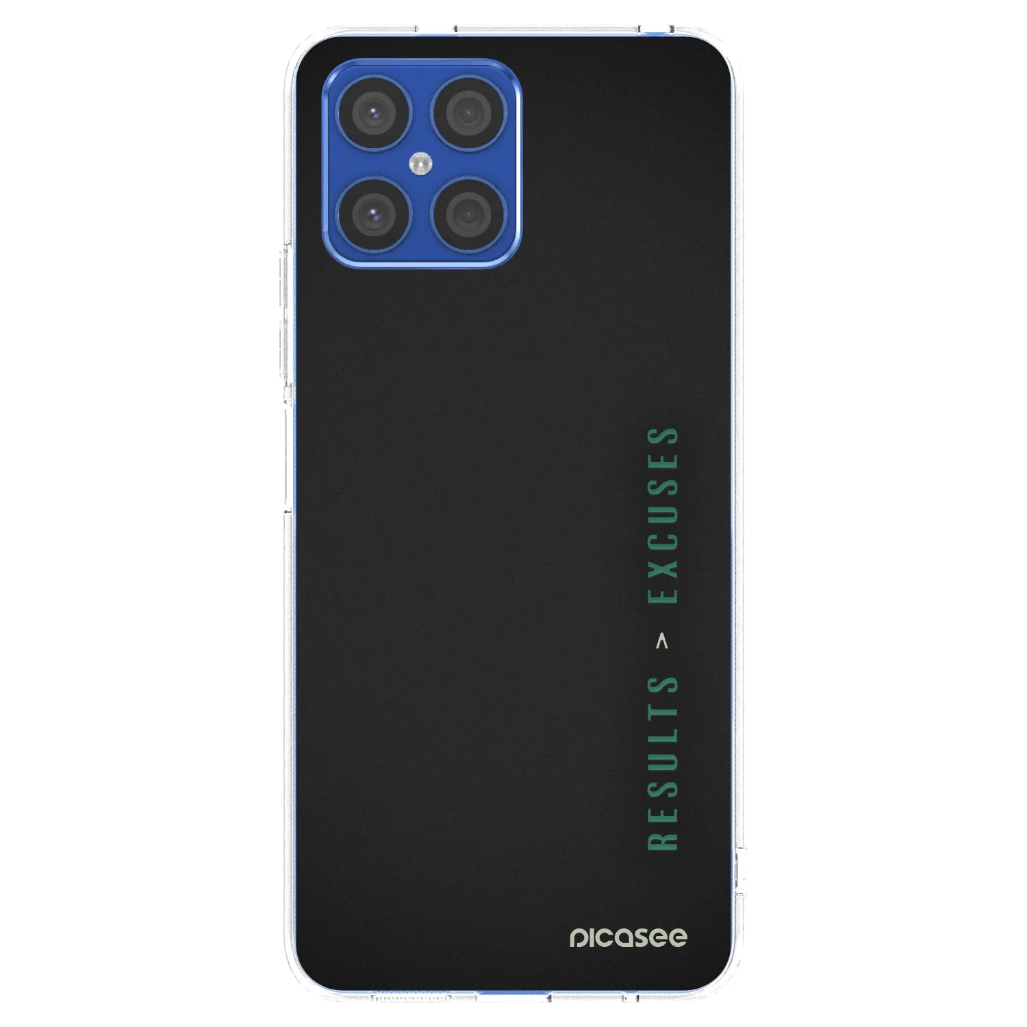 Picasee διαφανής θήκη σιλικόνης Honor X8 4G - Results x Excuses