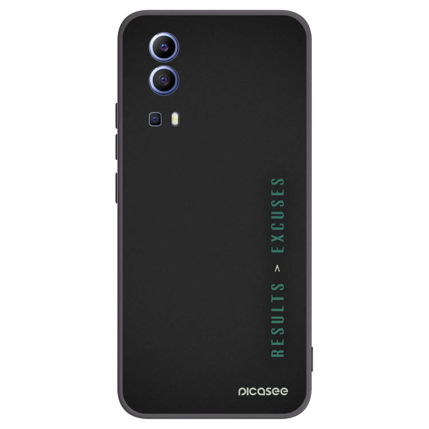 Picasee Μαύρη θήκη σιλικόνης για Vivo Y52 5G - Results x Excuses
