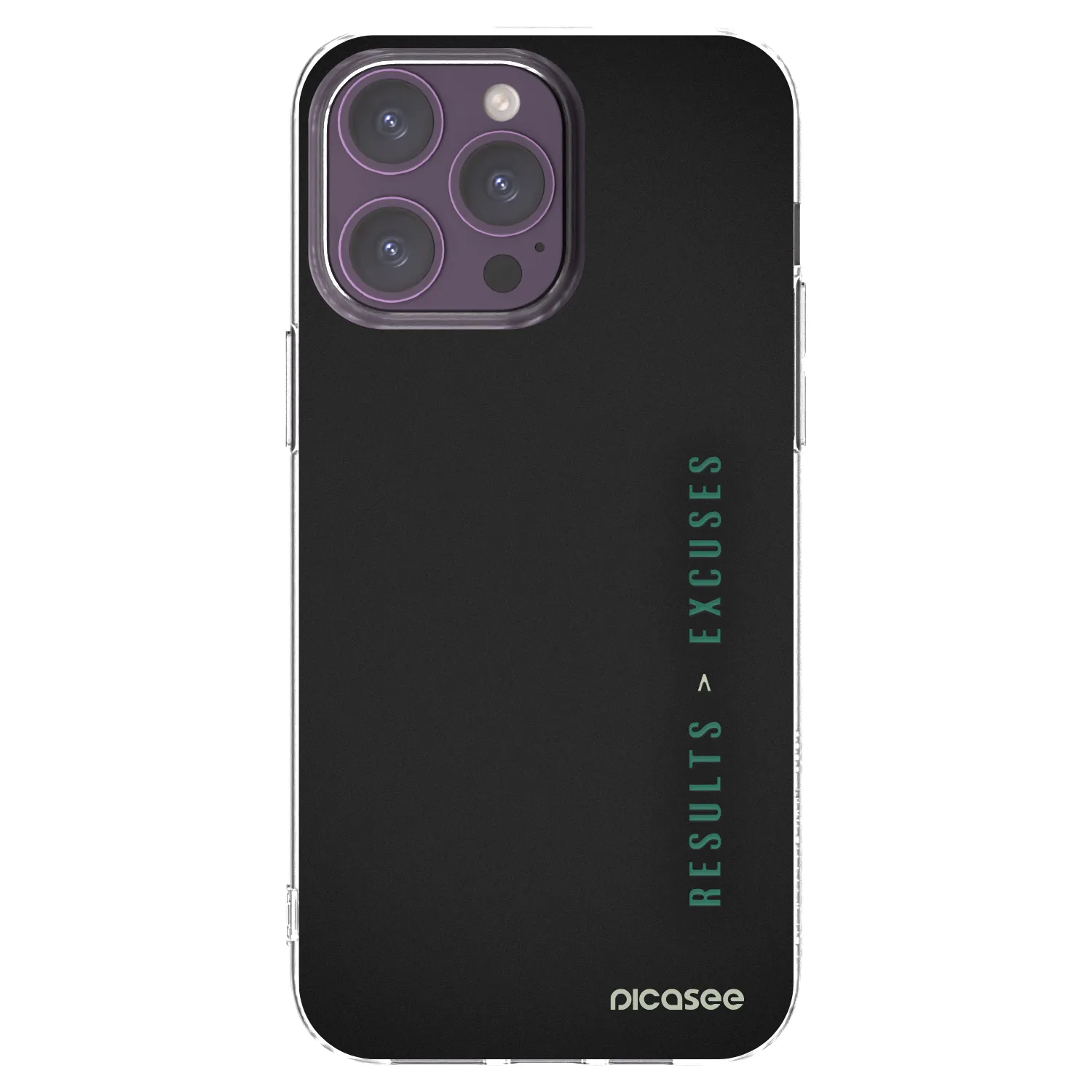 Picasee διαφανής θήκη σιλικόνης Apple iPhone 14 Pro Max - Results x Excuses