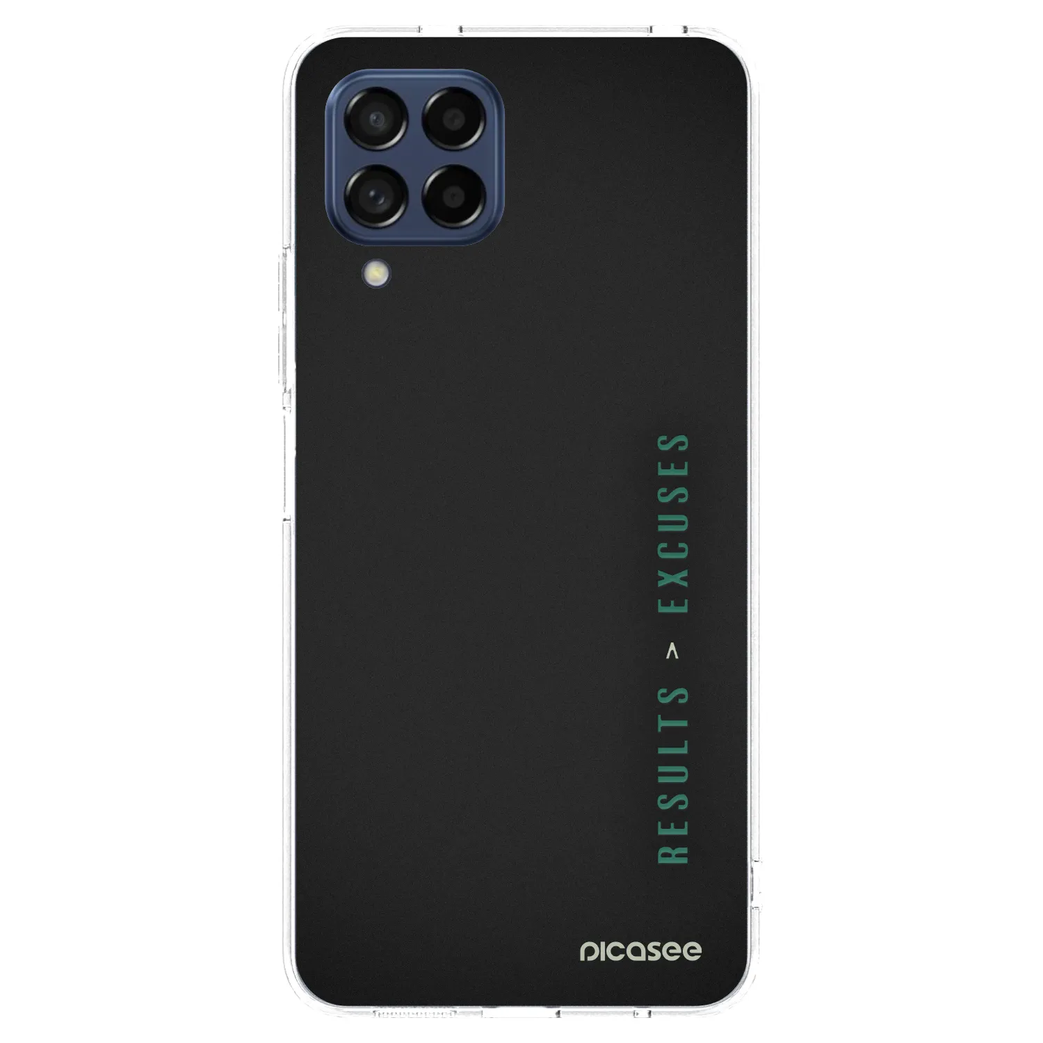 Picasee διαφανής θήκη σιλικόνης Samsung Galaxy M53 5G - Results x Excuses