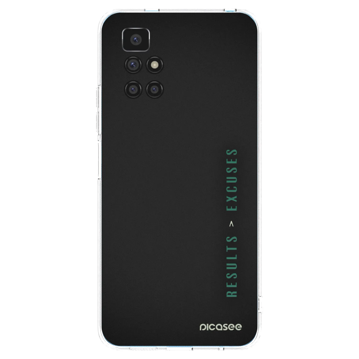 Picasee διαφανής θήκη σιλικόνης Xiaomi Redmi 10 (2022) - Results x Excuses