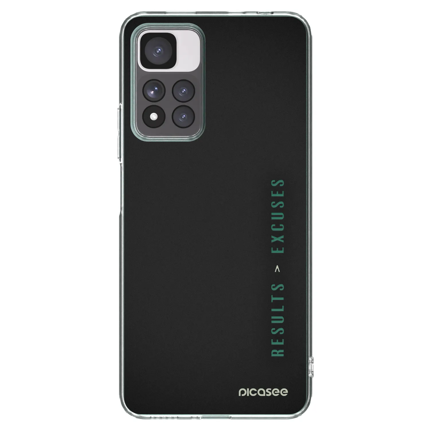 Picasee διαφανής θήκη σιλικόνης Xiaomi Redmi Note 11 Pro+ 5G - Results x Excuses