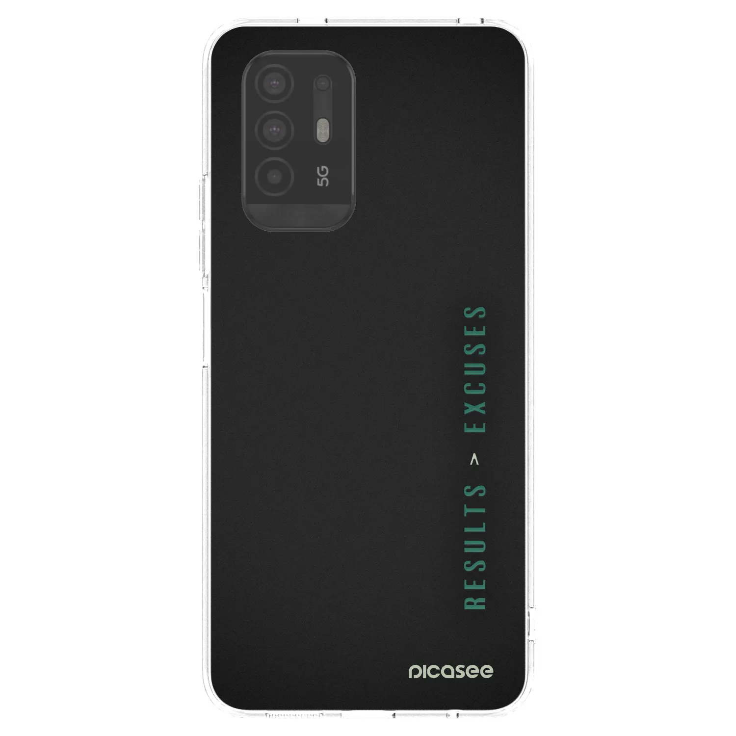 Picasee διαφανής θήκη σιλικόνης OPPO A94 5G - Results x Excuses