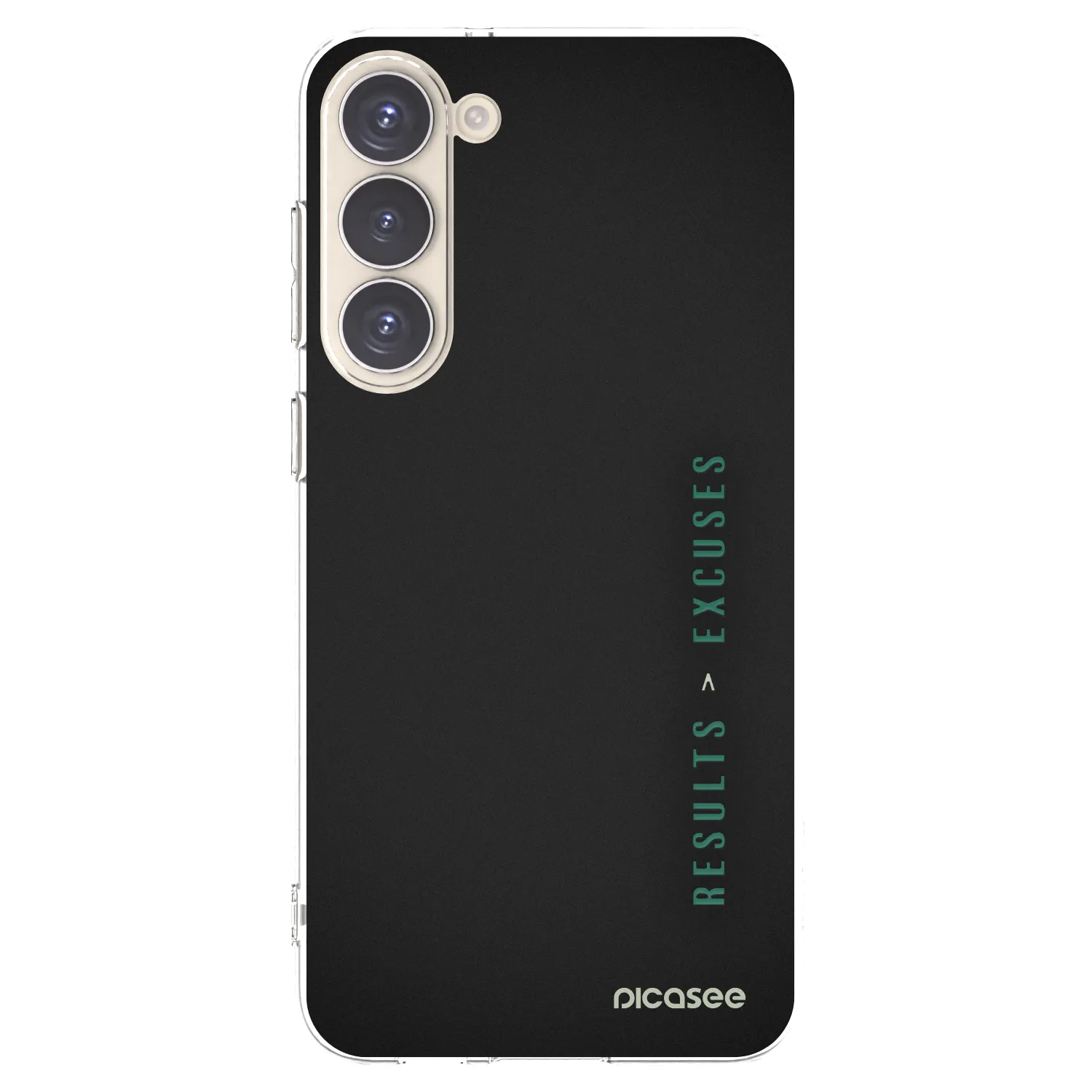 Picasee διαφανής θήκη σιλικόνης Samsung Galaxy S23+ 5G - Results x Excuses