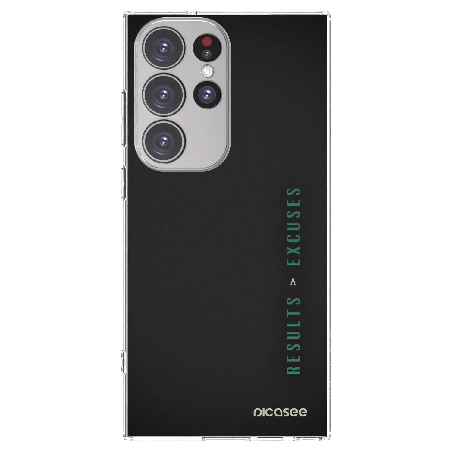 Picasee διαφανής θήκη σιλικόνης Samsung Galaxy S23 Ultra 5G - Results x Excuses