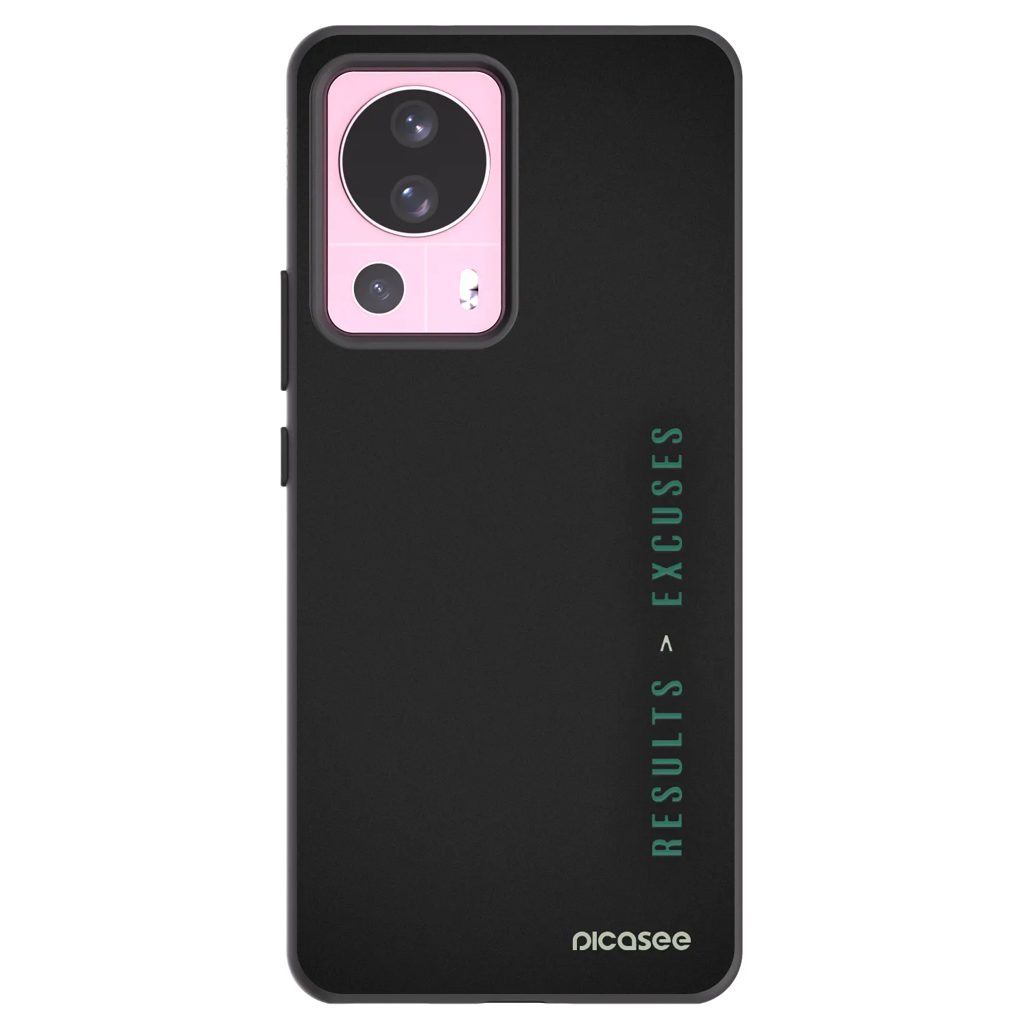 Picasee Μαύρη θήκη σιλικόνης για Xiaomi 13 Lite - Results x Excuses
