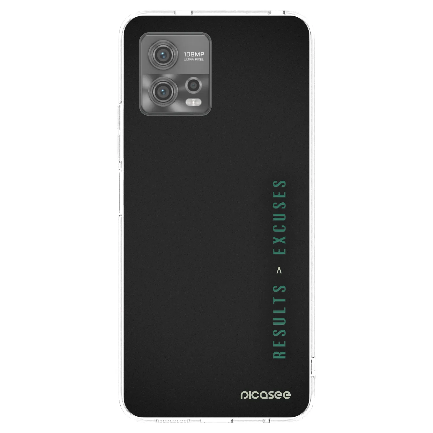Picasee διαφανής θήκη σιλικόνης Motorola Moto G72 - Results x Excuses