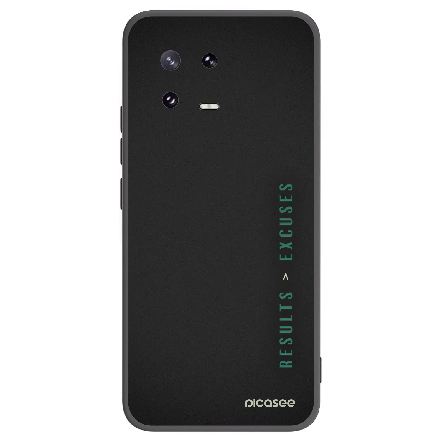 Picasee Μαύρη θήκη σιλικόνης για Xiaomi 13 Pro - Results x Excuses