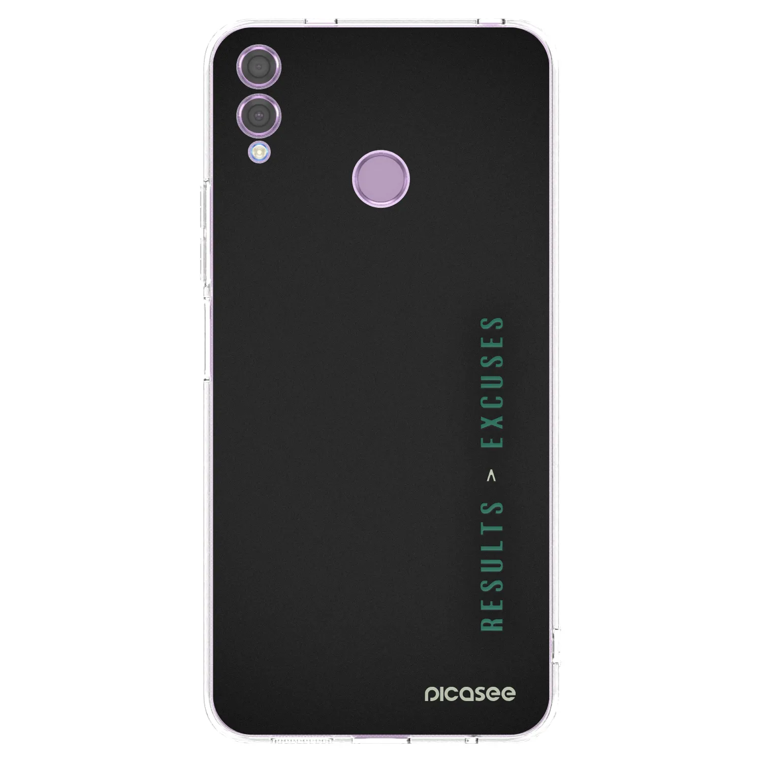Picasee διαφανής θήκη σιλικόνης Honor 8X - Results x Excuses