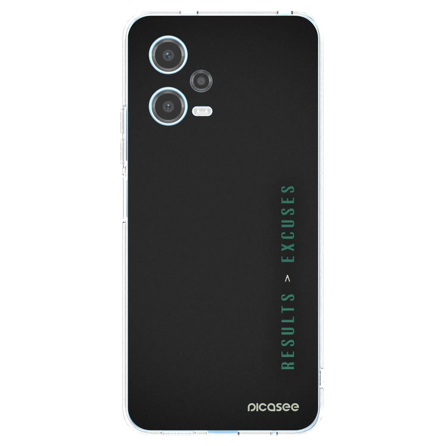 Picasee διαφανής θήκη σιλικόνης Xiaomi Redmi Note 12 5G - Results x Excuses