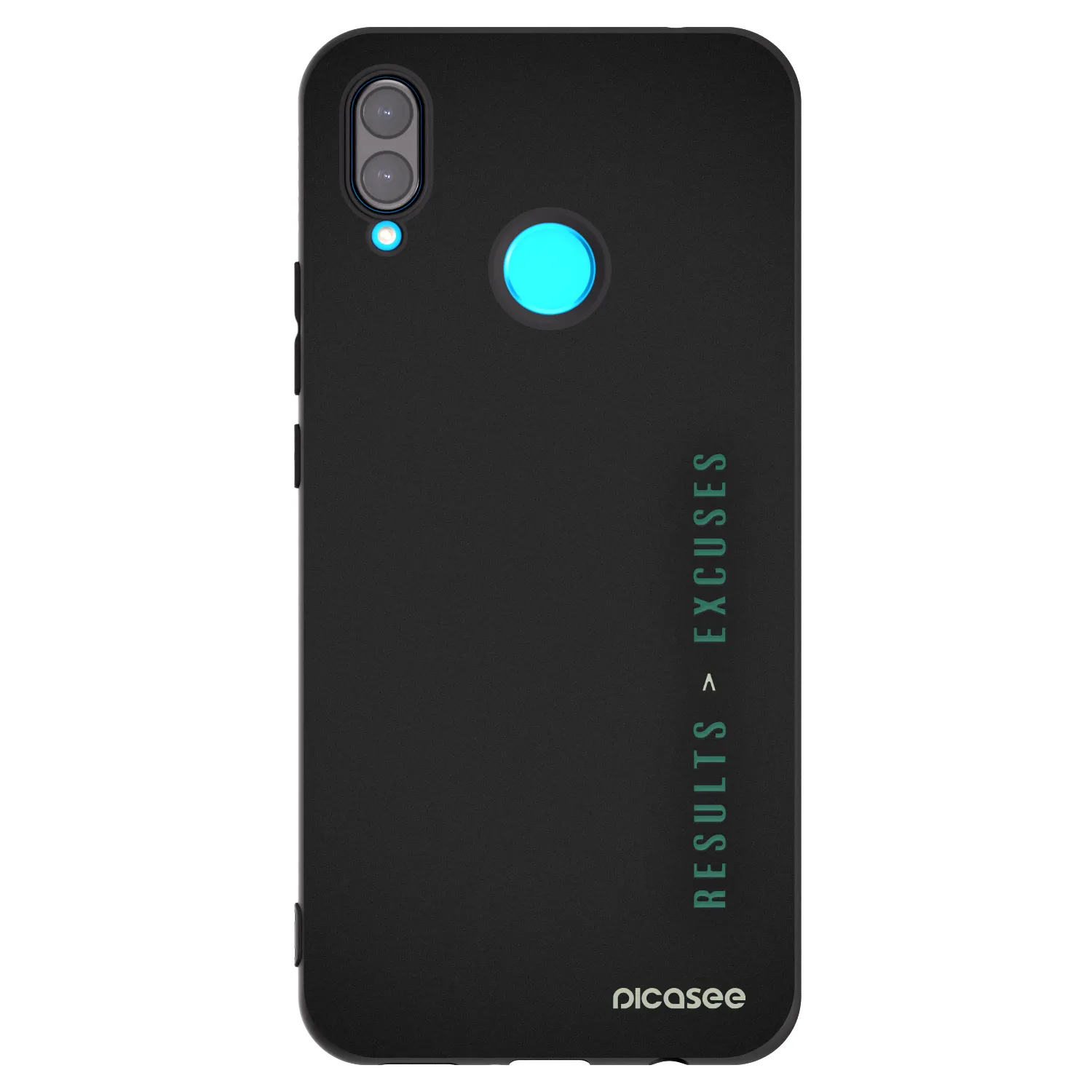 Picasee Μαύρη θήκη σιλικόνης για Huawei Nova 3i - Results x Excuses