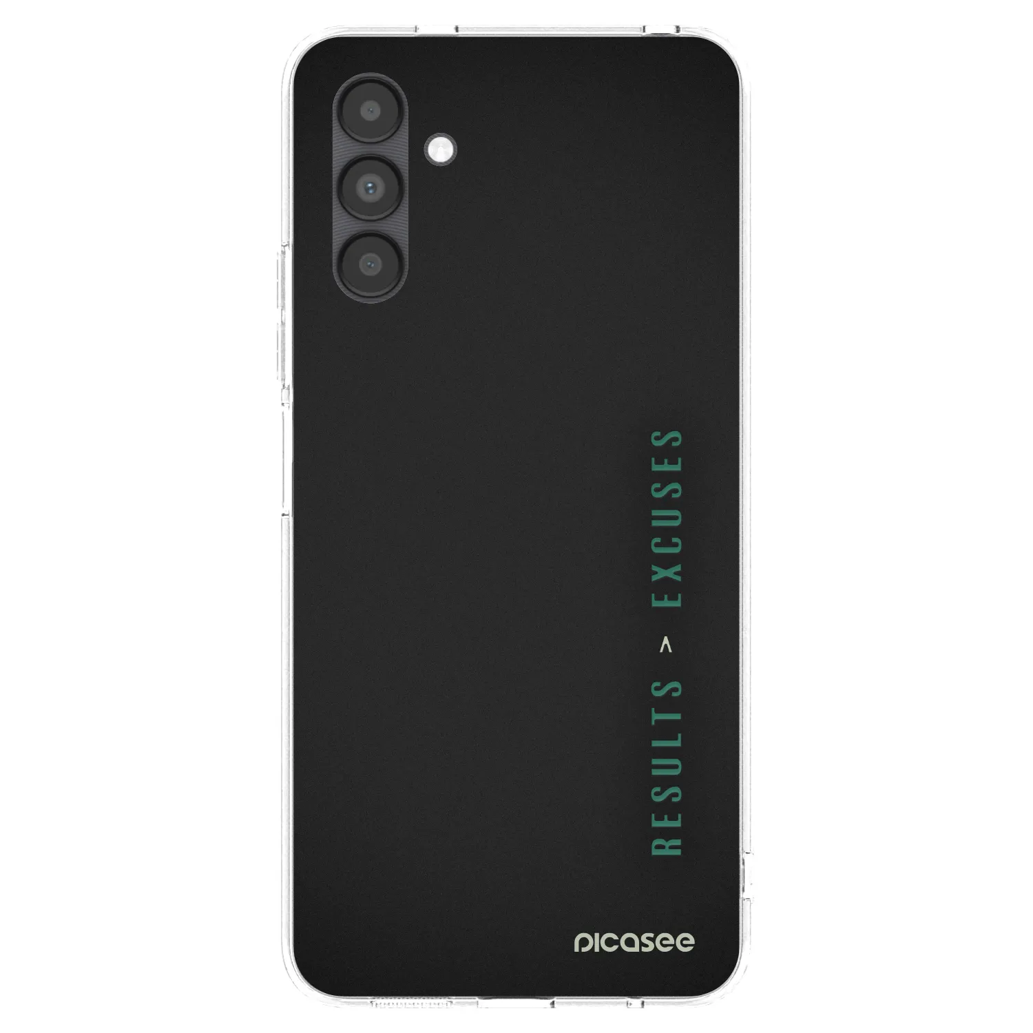 Picasee διαφανής θήκη σιλικόνης Samsung Galaxy A04s A047F - Results x Excuses