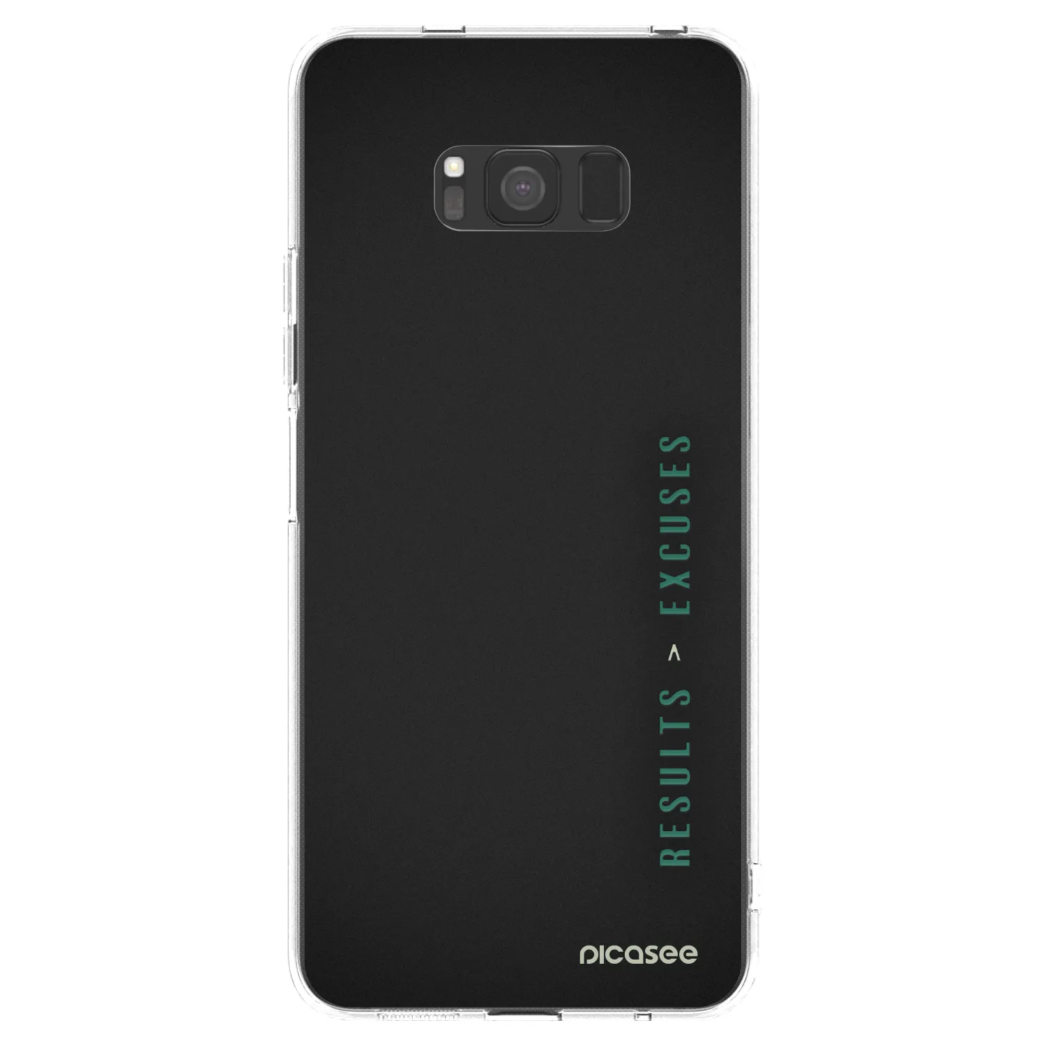 Picasee διαφανής θήκη σιλικόνης Samsung Galaxy S8 G950F - Results x Excuses