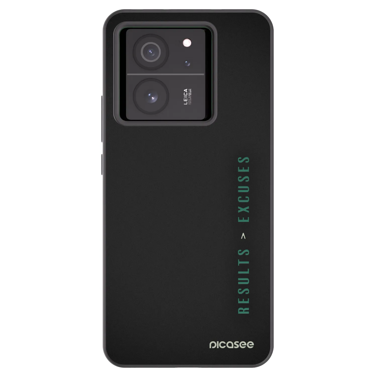 Picasee Μαύρη θήκη σιλικόνης για Xiaomi 13T - Results x Excuses