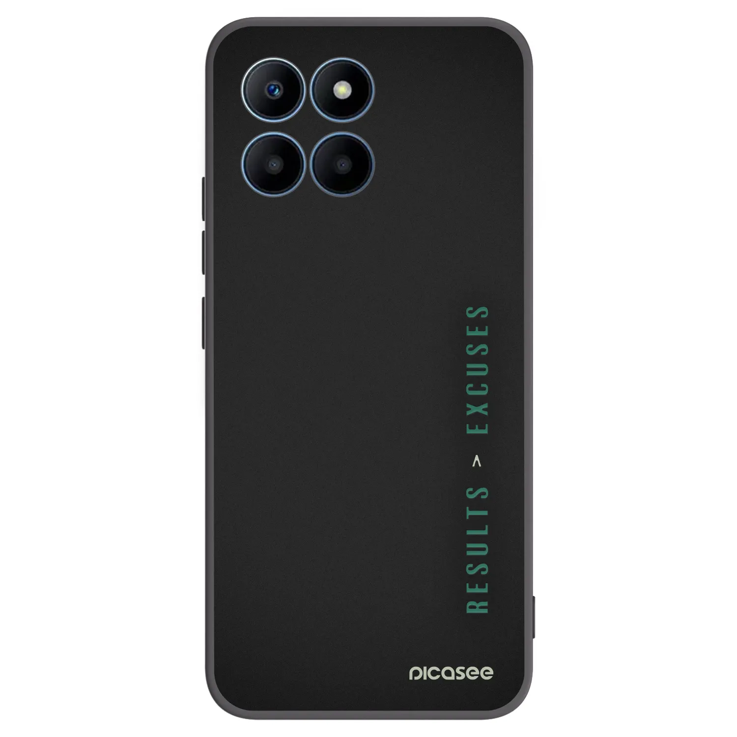 Picasee Μαύρη θήκη σιλικόνης για Honor 70 Lite - Results x Excuses