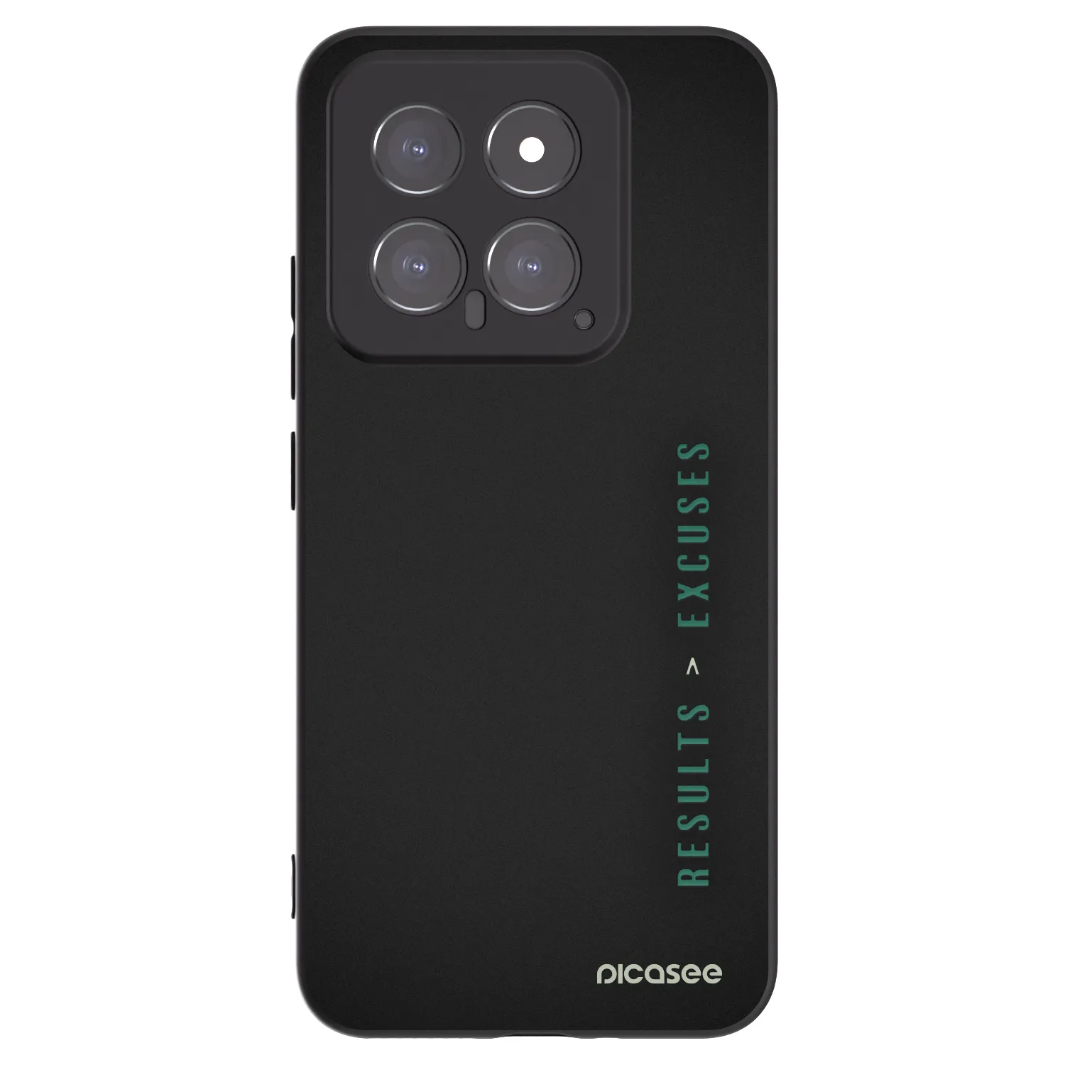Picasee Μαύρη θήκη σιλικόνης για Xiaomi 14 - Results x Excuses