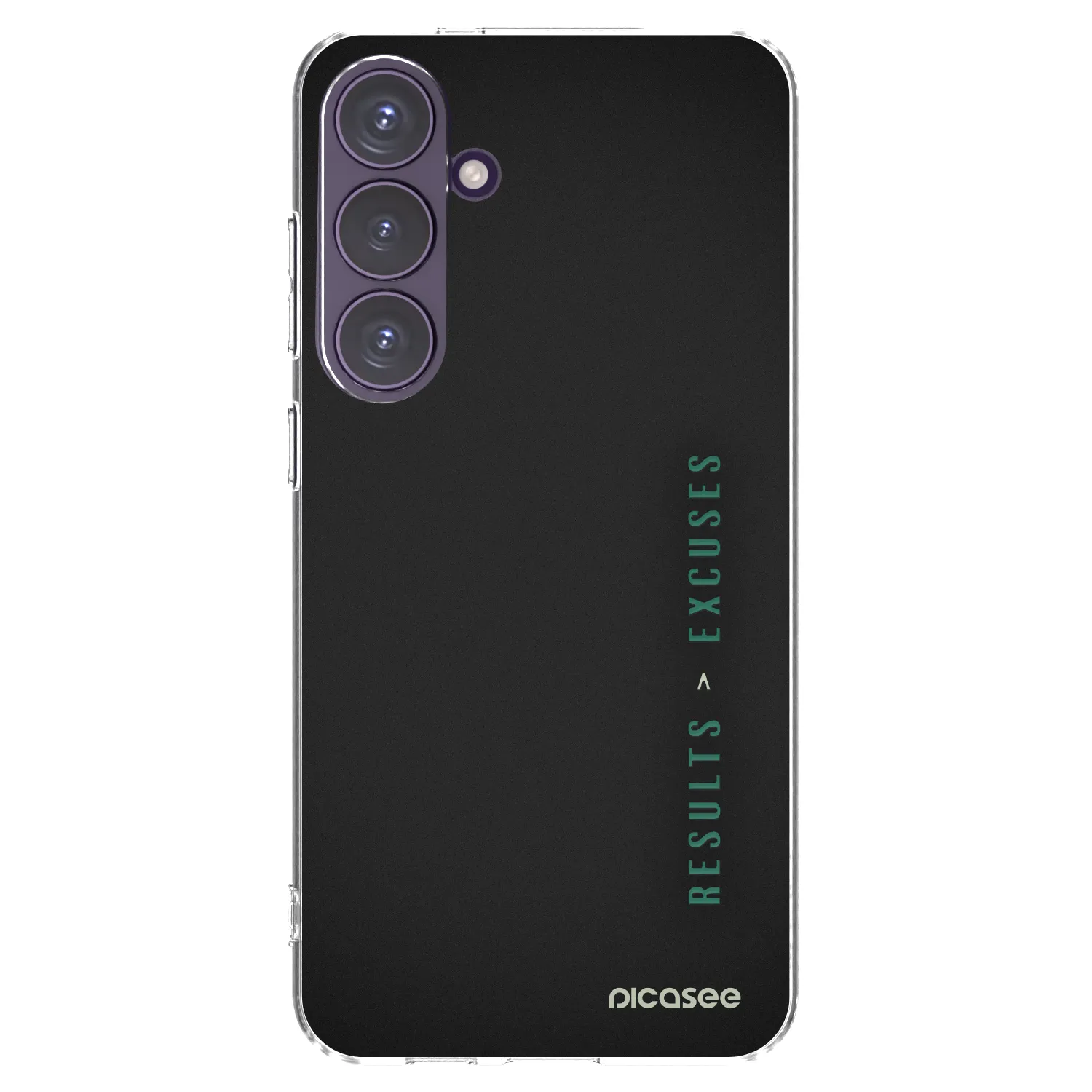 Picasee διαφανής θήκη σιλικόνης Samsung Galaxy S24+ S926B 5G - Results x Excuses
