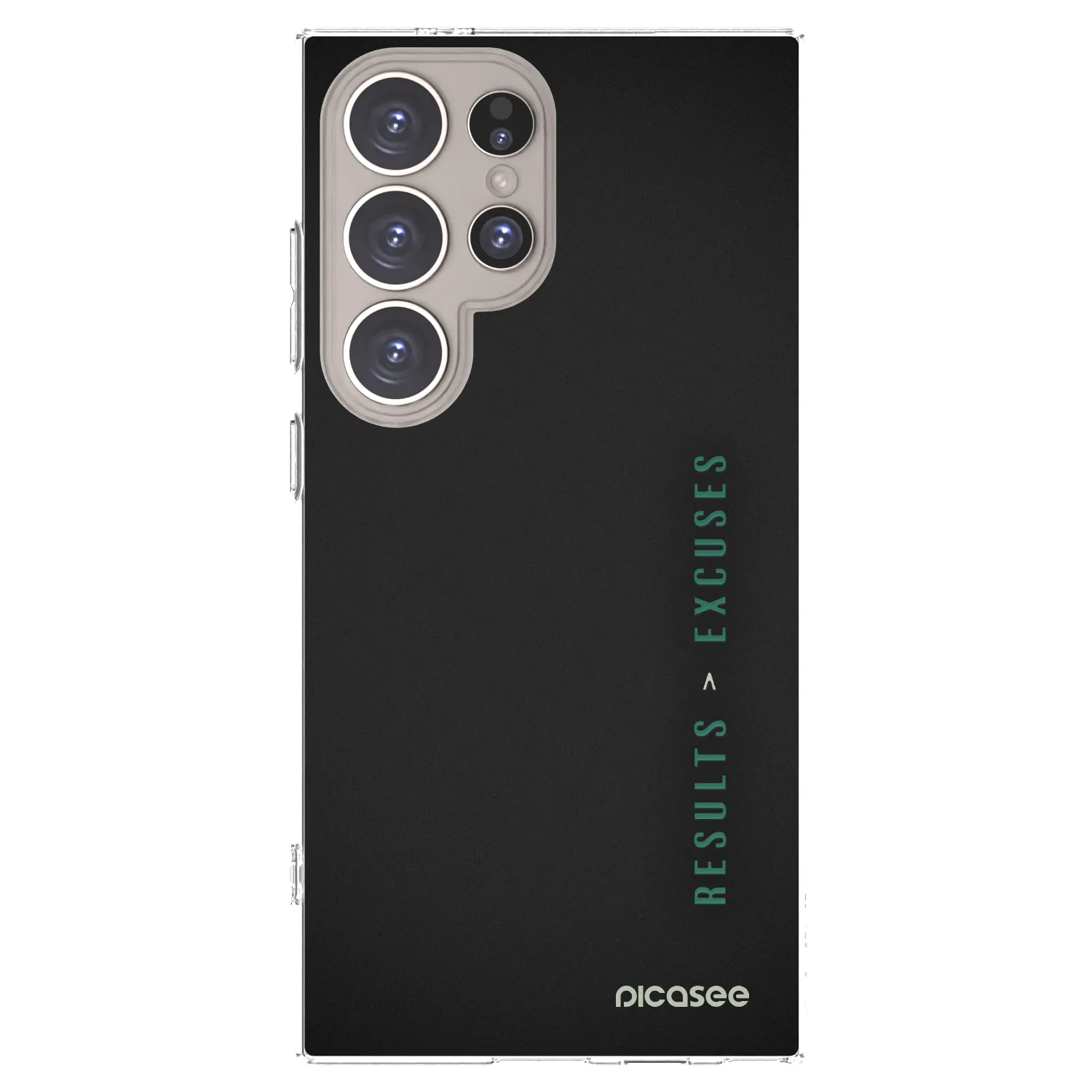 Picasee διαφανής θήκη σιλικόνης Samsung Galaxy S24 Ultra S928B 5G - Results x Excuses