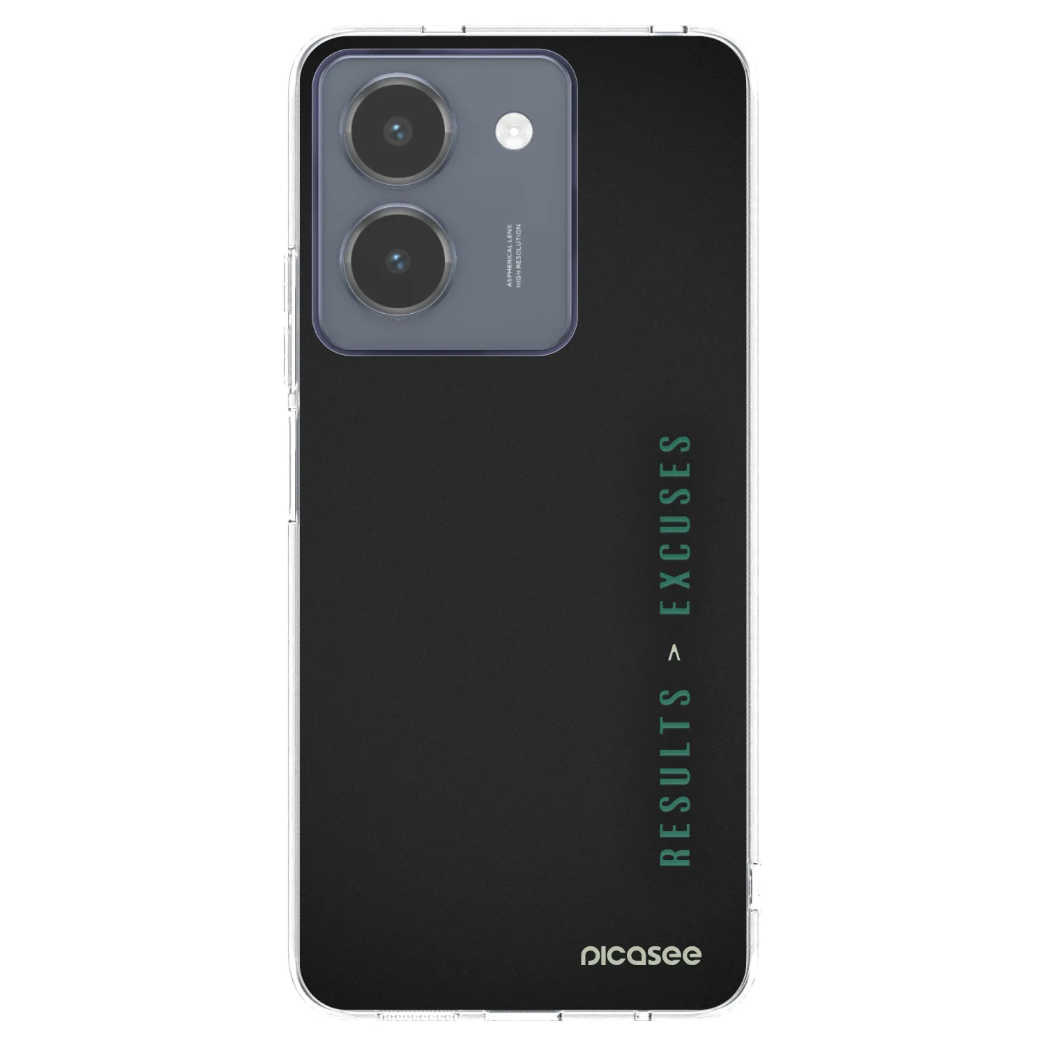 Picasee διαφανής θήκη σιλικόνης Vivo Y36 4G - Results x Excuses