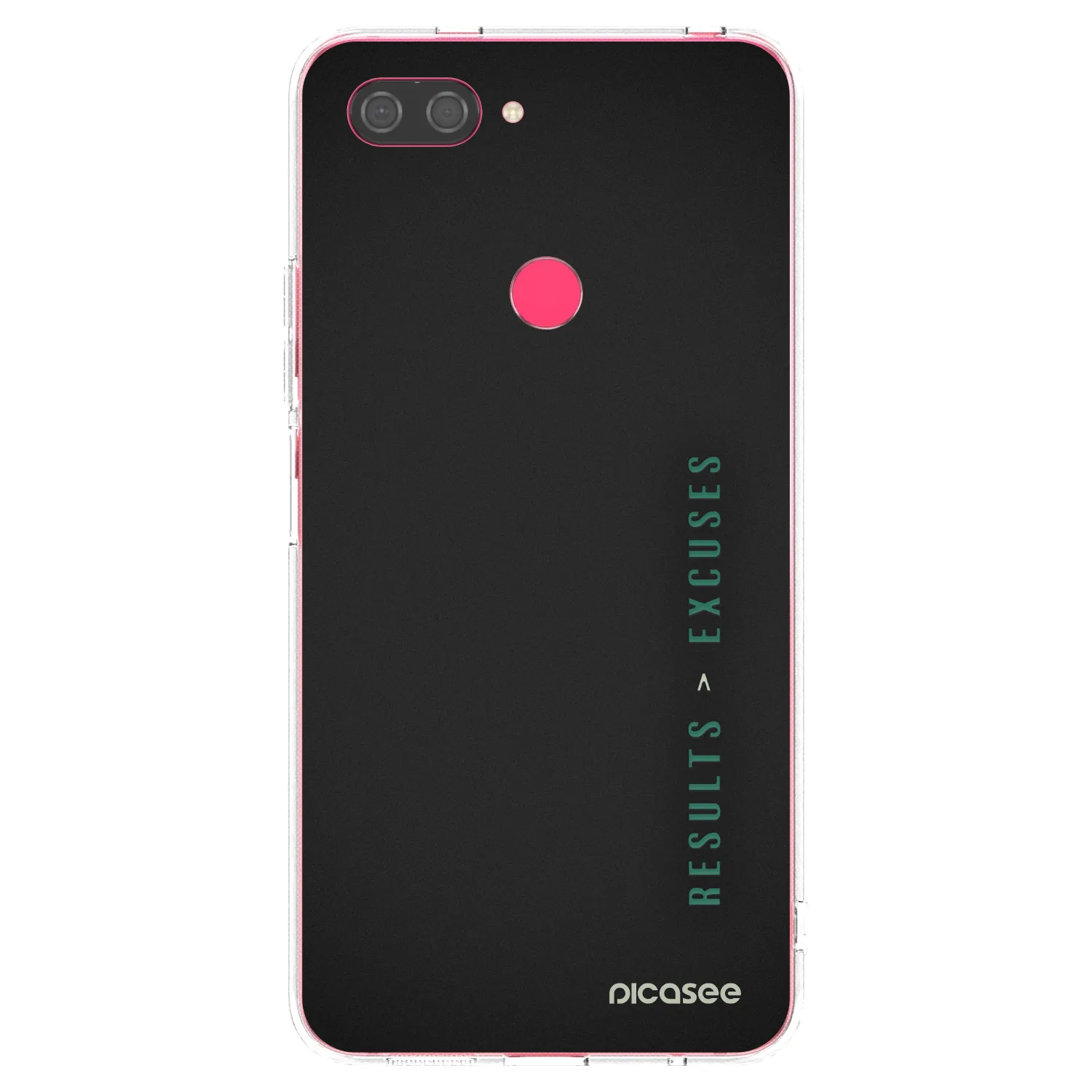 Picasee διαφανής θήκη σιλικόνης Xiaomi Mi 8 Lite - Results x Excuses