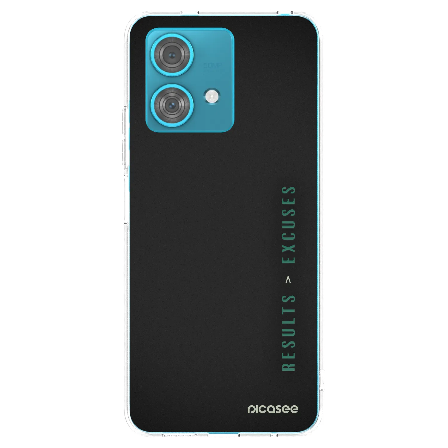 Picasee διαφανής θήκη σιλικόνης Motorola Edge 40 Neo - Results x Excuses